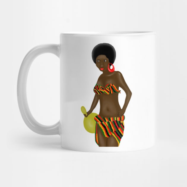 African Queen Kente Pattern by Merchweaver